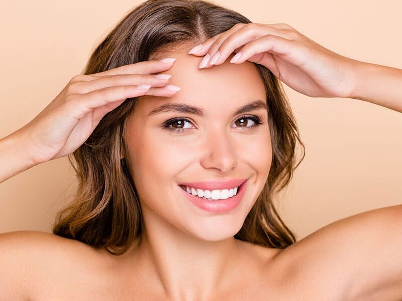 woman preparing for her brow lift in Bellevue, WA